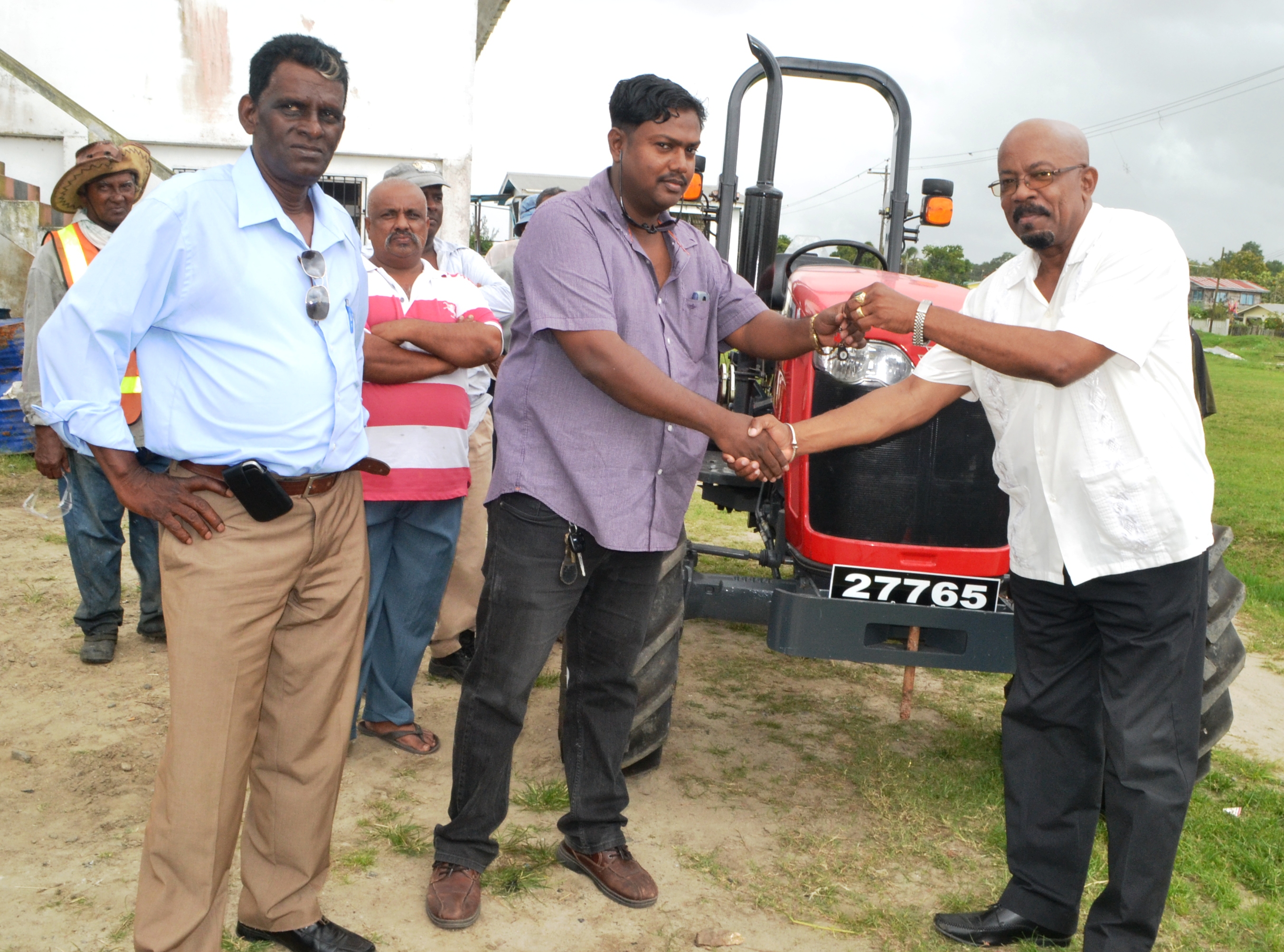 Minister of Local Government and Regional Development, Norman Whittaker after handing over the keys to the representatives of the Diamond/Herstelling NDC explained that this NDC has been one of the most proactive in Region 4.